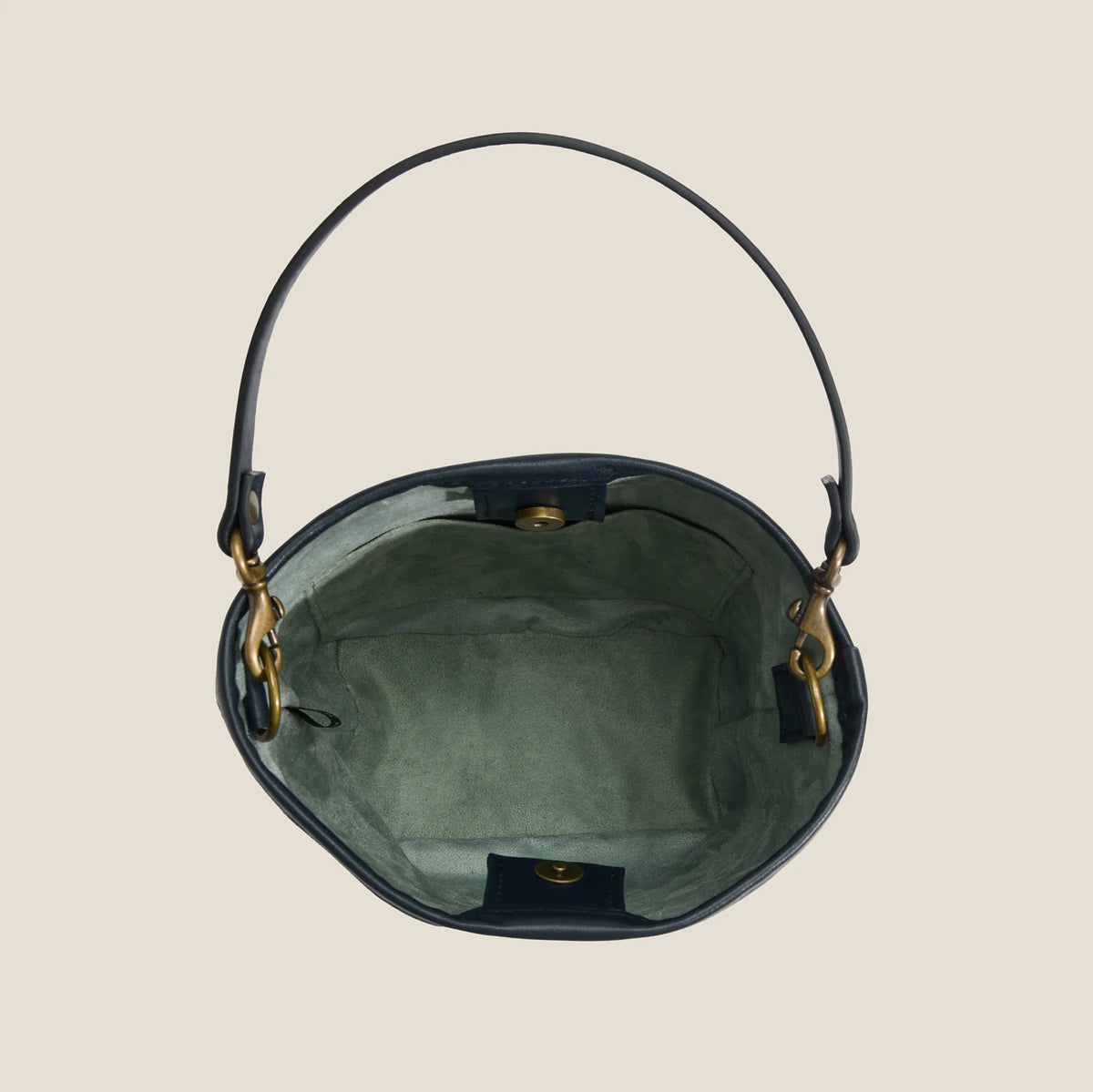 Deep Navy Mini Bucket Bag - Daily Casual Hand Bag