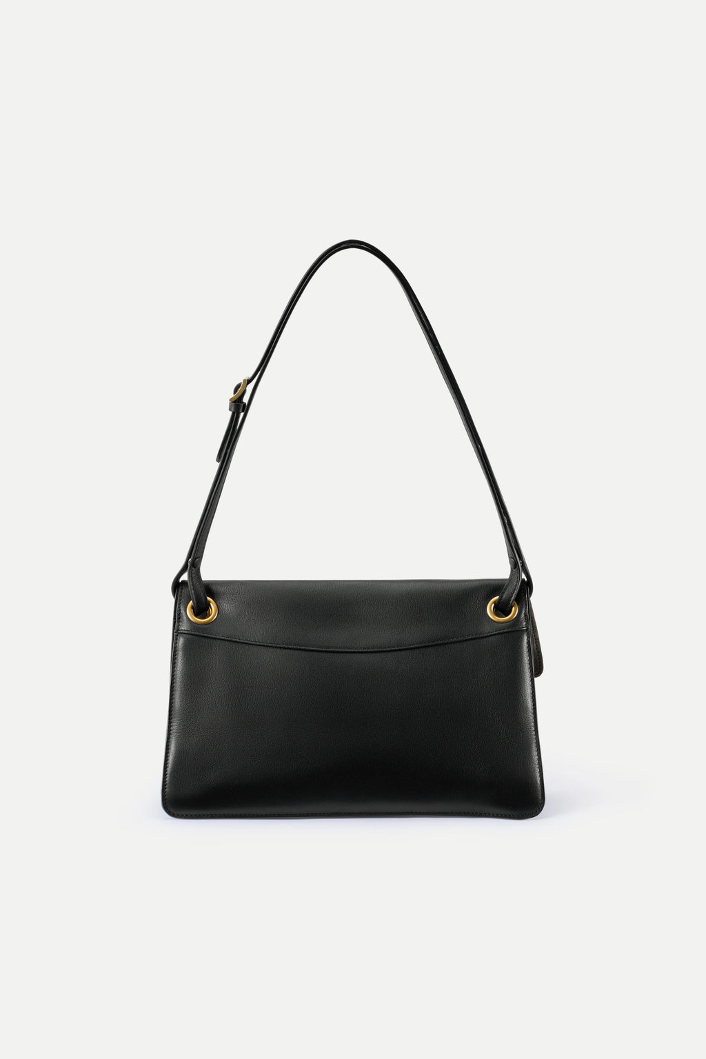 Smooth Leather Shoulder Bag – Adjustable Strap Daily Matching Bag