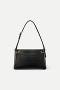 Smooth Leather Shoulder Bag – Adjustable Strap Daily Matching Bag