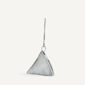 Hand-Woven Triangle Leather Bag – Wrist Strap Casual Daily Matching Bag