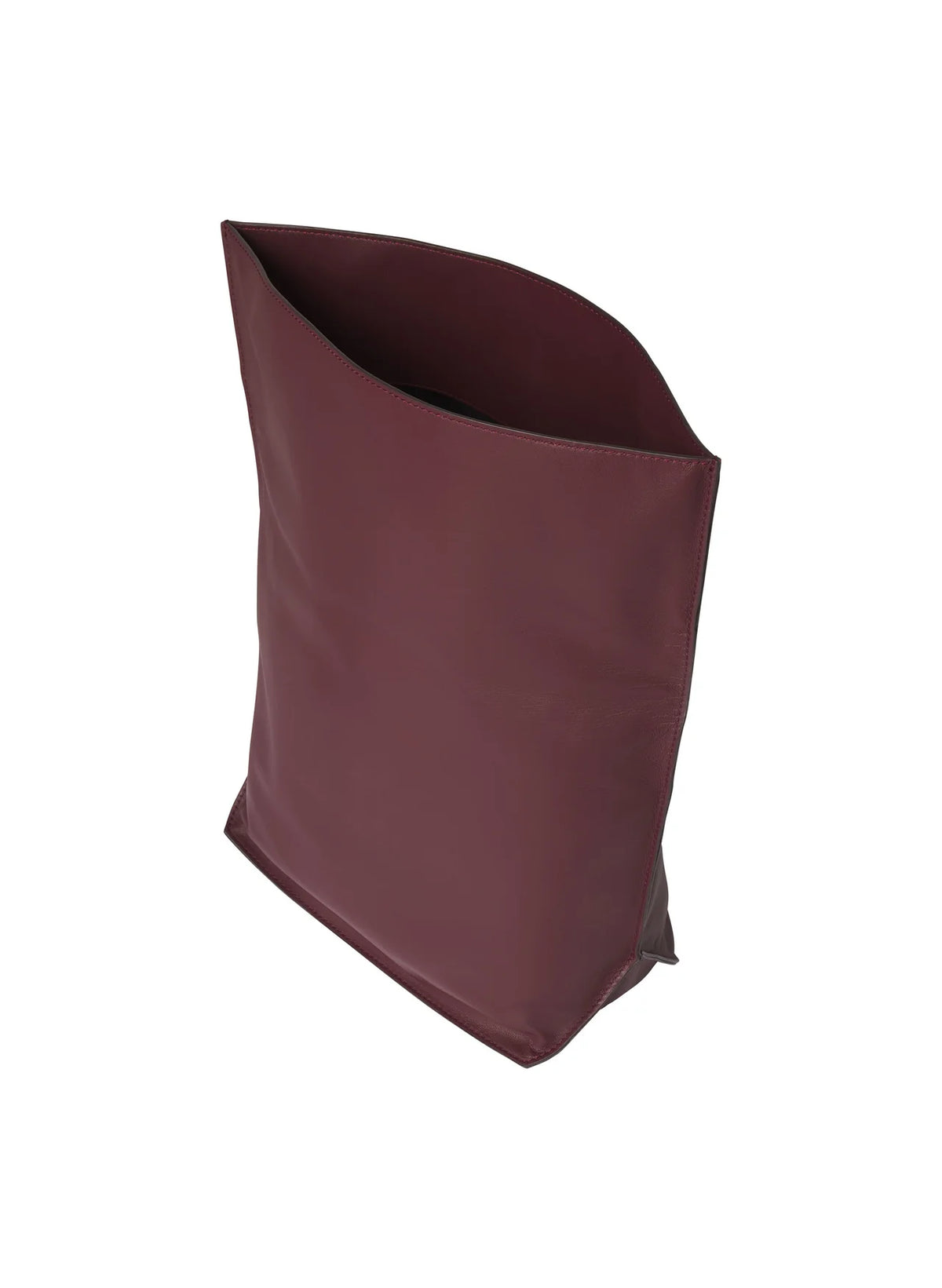 Two-Tone Foldover Leather Clutch Bag – Sleek Day & Night Matching Bag