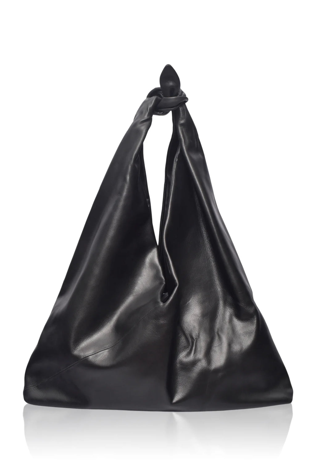 Knot Detail Leather Shoulder Bag - Casual Everyday Carry in Neutral Colors